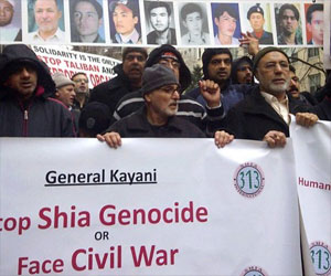   مصر اليوم - مسلمون شيعة يتظاهرون في نيويورك ضد باكستان وطالبان