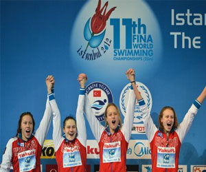 مصر اليوم - روسيا تتوج بأول ميدالية في بطولة العالم للسباحة