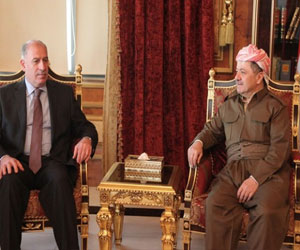 مصر اليوم - برزاني والنجيفي يبحثان تعديل المسار السياسي في العراق