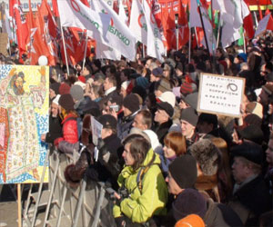   مصر اليوم - تظاهرة في موسكو تطالب برحيل بوتين