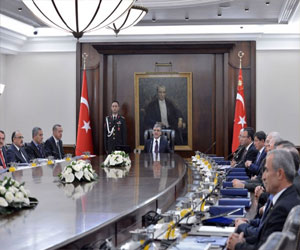   مصر اليوم - أردوغان يلتقي أعضاء مجلس الأمن القومي