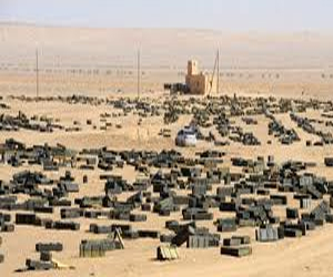   مصر اليوم - العثور على لغم من مخلفات الحرب قرب مطار العريش