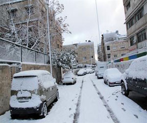 مصر اليوم - تساقط الثلوج مستمر في لبنان وكردستان العراق