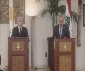 مصر اليوم - قمة لبنانية - قبرصية تؤكد على التعاون في مجال النفظ والغاز