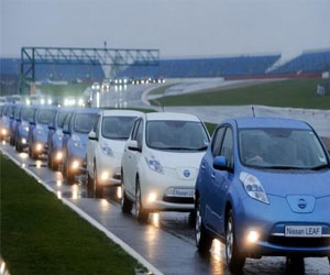 مصر اليوم - نيسان ليف تسجل رقم قياسي جديد على حلبة سيلفرستون