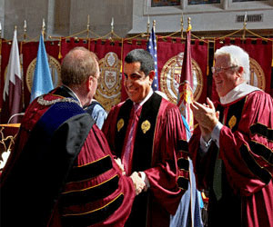 مصر اليوم - جامعة فوردهام تمنح النصر الدكتوراه الفخرية في القانون