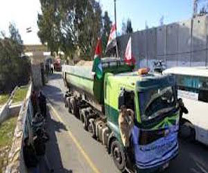 مصر اليوم - إدخال 46 شاحنة مواد بناء إلى غزة الثلاثاء