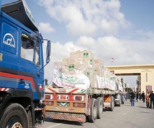   مصر اليوم - إدخال مستلزمات طبية إلى غزة عبر معبر رفح