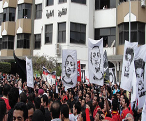   مصر اليوم - مسيرة أولتراس السيدة زينب تتوقف أمام وزارة الداخلية