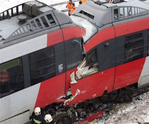   مصر اليوم - وقوع إصابات إثر حادث اصطدام قطارين في فيينا