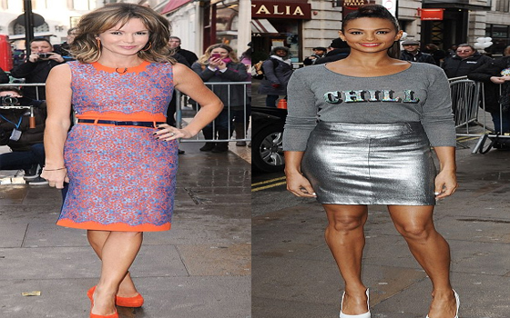   مصر اليوم - أليشا تتألق بتنورة فضية وأماندا تشعل الأجواء بثوب برتقالي