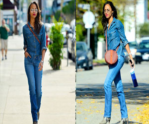   مصر اليوم - زوي سالدانا رائعة وجذابة في زيها الكاجول