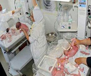   مصر اليوم - سيدة  تضع 4 ذكور و4 إناث في دمنهور