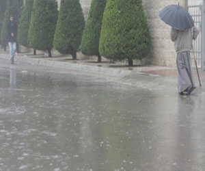   مصر اليوم - أمطار غزيرة وثلوج تعم محافظات الأردن وتشل حركة المرور