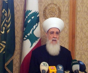   مصر اليوم - مفتي لبنان يدين العدوان الإسرائيلي على سورية