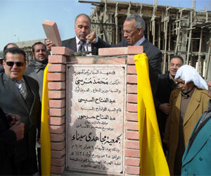   مصر اليوم - حرحور يضع حجر الأساس لجمعية مجاهدي سيناء