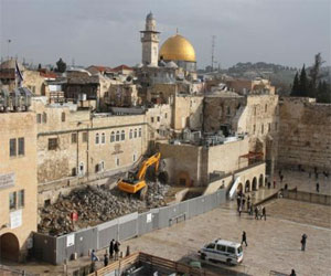   مصر اليوم - تنديد فلسطيني بهدم أبنية قرب المسجد الأقصى