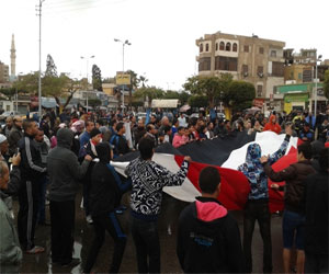   مصر اليوم - مسيرة لـألتراس الإسماعيلي احتجاجًا على إصابة أحد أعضائه أمام الاتحادية