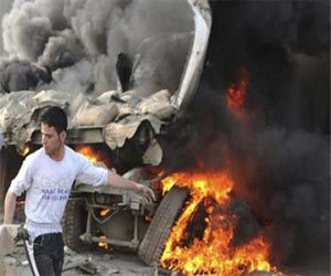 مصر اليوم - اصابة مواطنين إثر انفجار عبوة ناسفة في دمشق