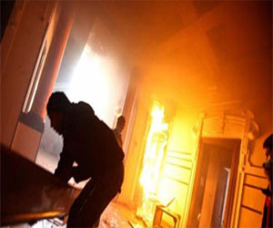   مصر اليوم - حريق في مبنى ديوان عام محافظة الشرقية