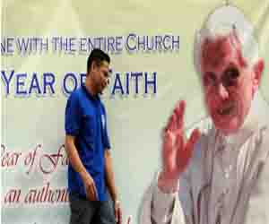   مصر اليوم - البابا بنديكتوس السادس عشر يلقي خطبة الوداع في ساحة القديس بطرس