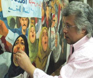   مصر اليوم - طه القرني لـ مصر اليوم: قدمت جدارياتي اعتذارًا لنساء مصر عن العنف والتحرش والسحل