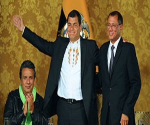   مصر اليوم - رافاييل كوريا يفوز بفترة رئاسية ثالثة في الأكوادور