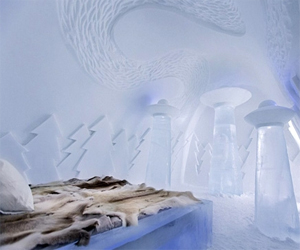   مصر اليوم - . فندق سويدي مبني بالكامل من الثلوج