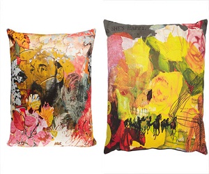   مصر اليوم - وسائد مزينة بأشكال رقمية فريدة