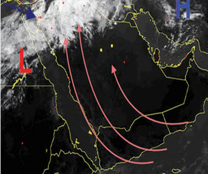   مصر اليوم - منخفض جوي عميق ينشر الغبار على السعودية الجمعة