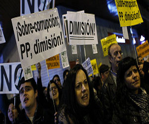   مصر اليوم - اعتقال العشرات في أسبانيا عقب مظاهرة ضد إجراءات التقشف