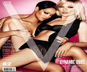   مصر اليوم - ريهانا وكيت موس في صور جنسية شاذة على غلاف في