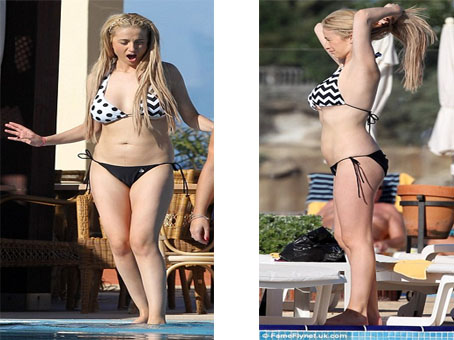   مصر اليوم - شانتيل هوتون مثيرة ببكيني أبيض وأسود