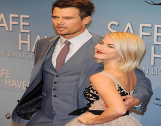 مصر اليوم - جوليان هوغ تتألق بفستان بيج من الدانتيل