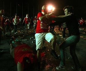   مصر اليوم - إصابة 12 رجل أمن في دوري البوسنة