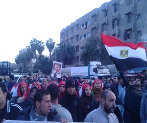   مصر اليوم - مسيرة لقوى ثورية في المنصورة لتأبين الشهيد حسام الدين عبد الله