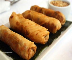 مصر اليوم - سبرينغ رولز بالسمك