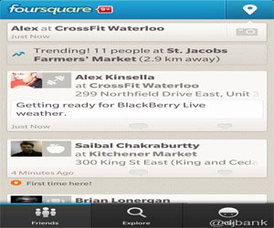 مصر اليوم - فورسكوير تصدر تحديث يشمل مستخدمي بلاك بيري 10