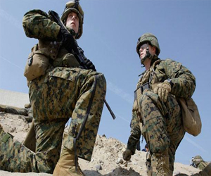   مصر اليوم - انفجار في مستودع اثناء تدريبات عسكرية للمارينز في نيفادا