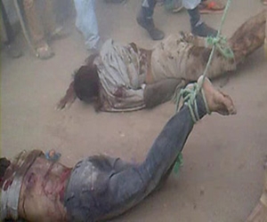   مصر اليوم - أهالي قرية في الشرقية يقتلون لصًا ويمثلون بجثته