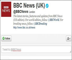   مصر اليوم - بي بي سي تتهم الجيش الإلكتروني السوري بإختراق حساباتها على تويتر
