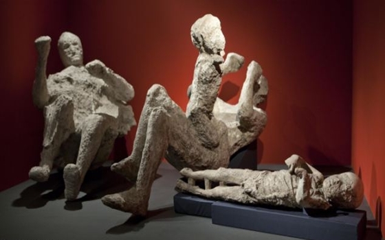   مصر اليوم - معرض فني يُجسد لحظات السعادة في حياة ضحايا بركان فيزوف في بومبي