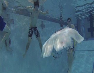   مصر اليوم - روبوت على شكل قنديل البحر في حجم الإنسان