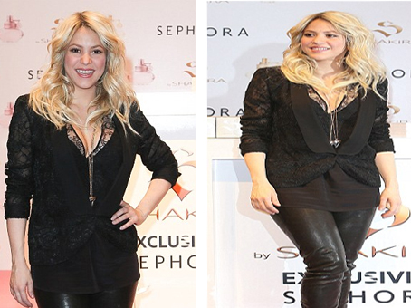   مصر اليوم - شكيرا مثيرة في حفل ترويج عطرها S في باريس