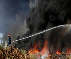   مصر اليوم - اخماد حريق في خراج بلدة بسوس في شمال لبنان