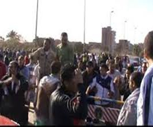   مصر اليوم - وقفة احتجاجية في برج العرب لسبب الانفلات الأمني