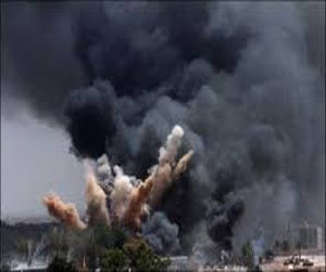   مصر اليوم - إنفجار قوي في كلية اللغات التابع لجامعة غريان الليبية