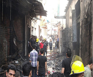   مصر اليوم - السيطرة على حريق مخزن للإسفنج في الموسكى