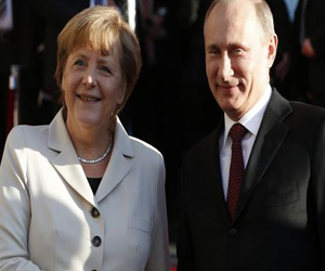   مصر اليوم - ميركل وبوتين يطالبان كوريا الشمالية بوقف الاستفزازات