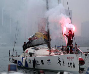   مصر اليوم - ربان صيني يحقق رقمًا قياسيًا في الإبحار حول العالم